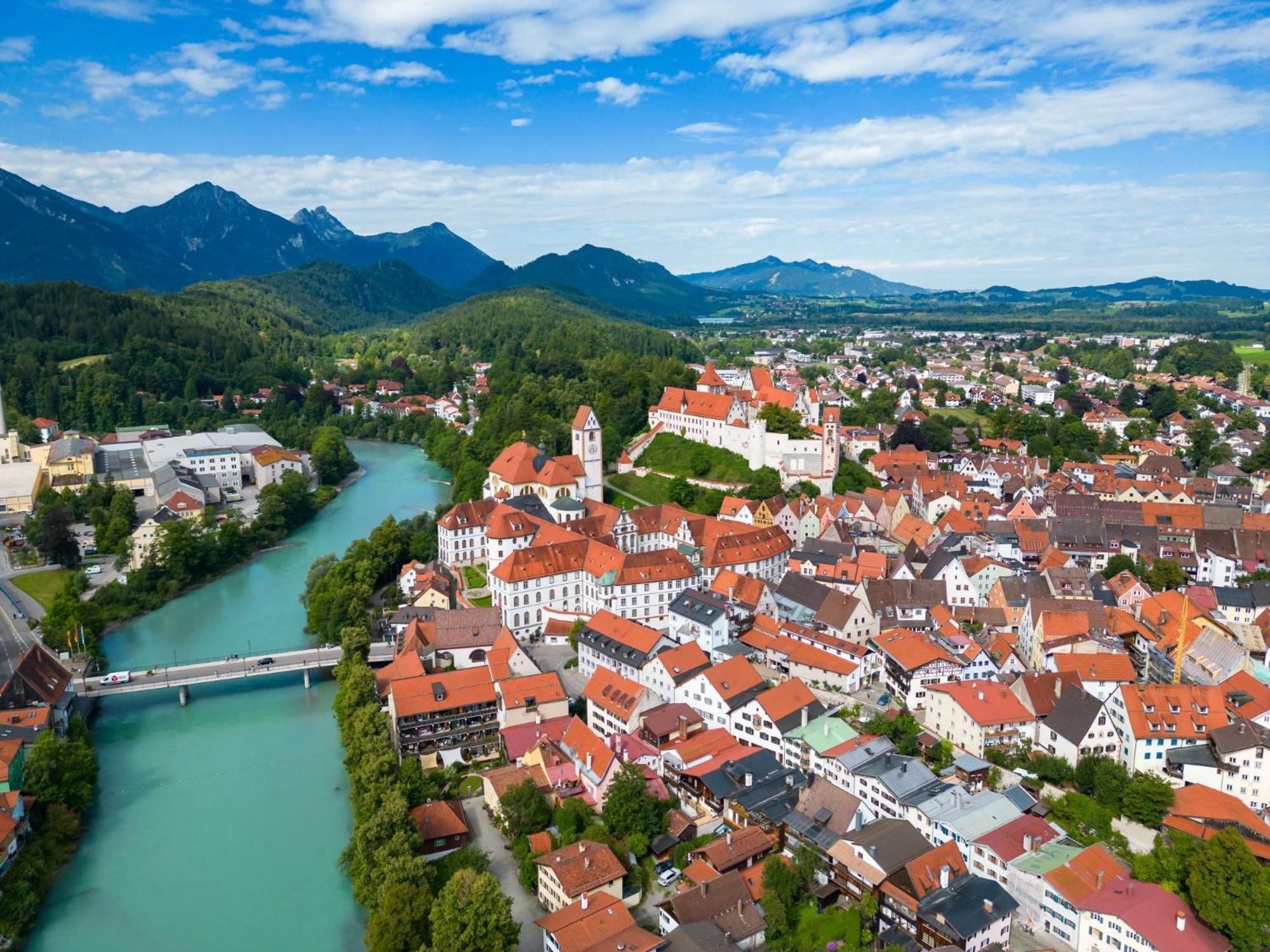 Ferienwohnung Herzstueck Im Haus Schlossblick Füssen Екстериор снимка