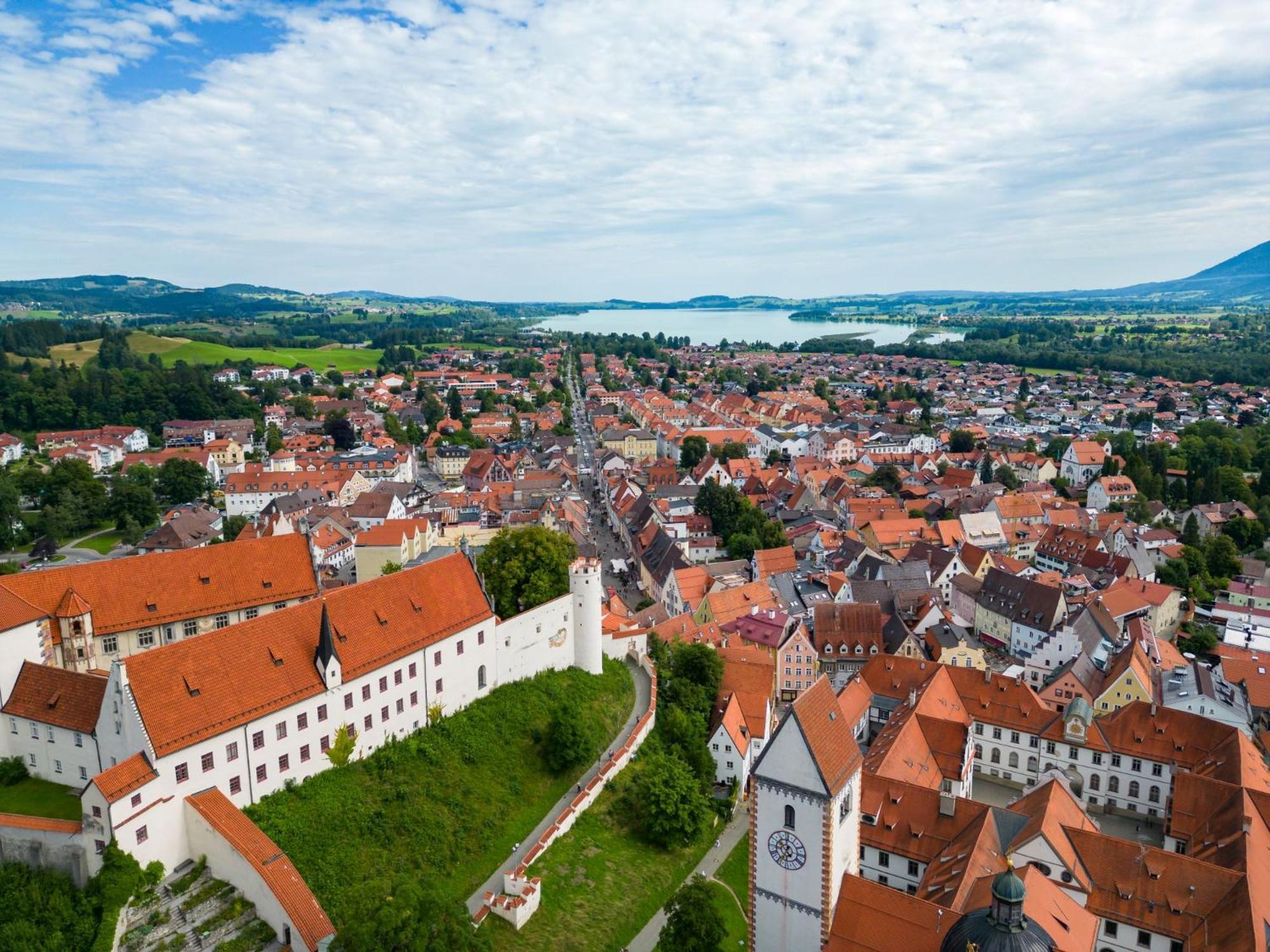 Ferienwohnung Herzstueck Im Haus Schlossblick Füssen Екстериор снимка